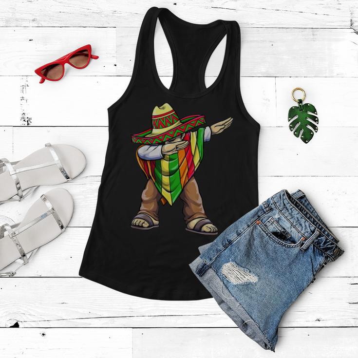 Funny Dabbing Taco Cinco De May Mexican Food V2 Women Flowy Tank