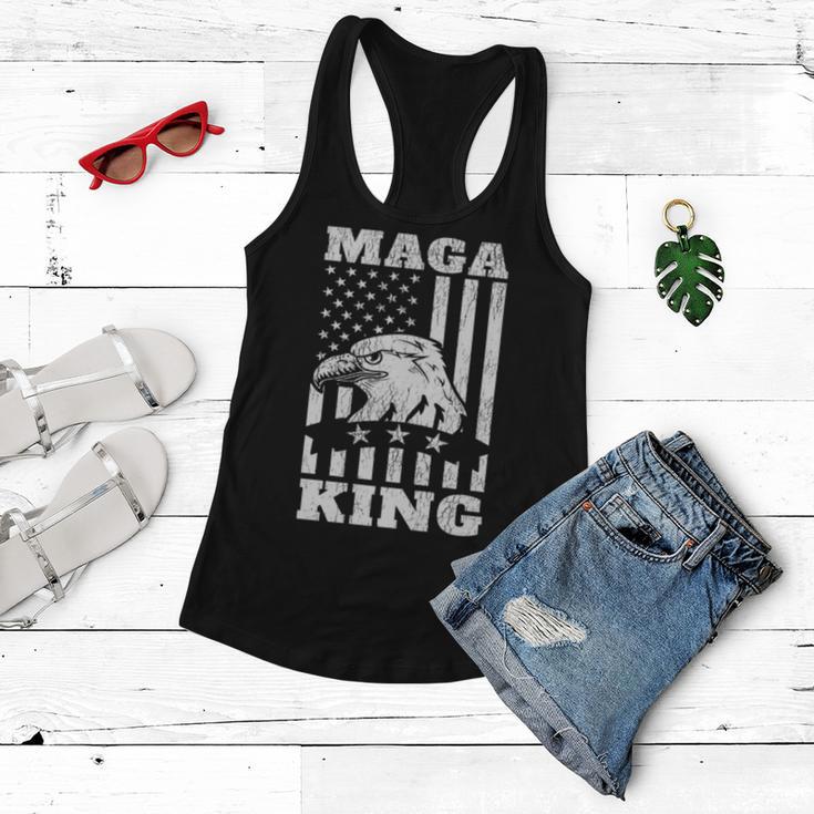 Funny Maga King Trump Supporter Gift Maga King Women Flowy Tank