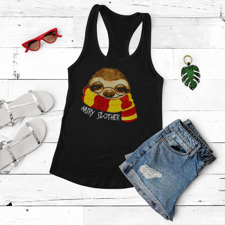 Hairy Slother Cute Sloth Gift Funny Spirit Animal Women Flowy Tank