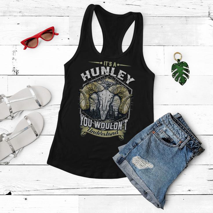 Hunley Name Shirt Hunley Family Name V2 Women Flowy Tank