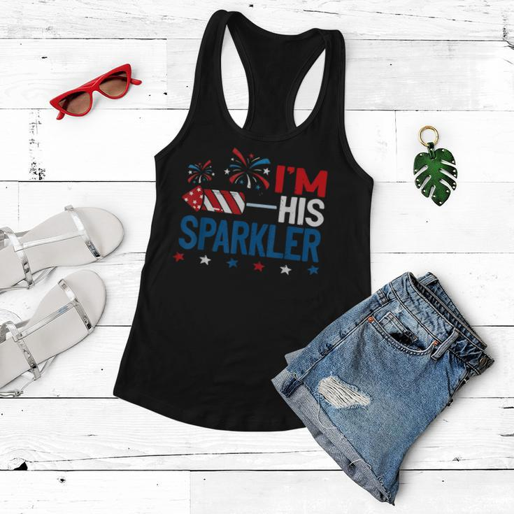 Im His Sparkler 4Th July Matching Couples For Her Women Flowy Tank