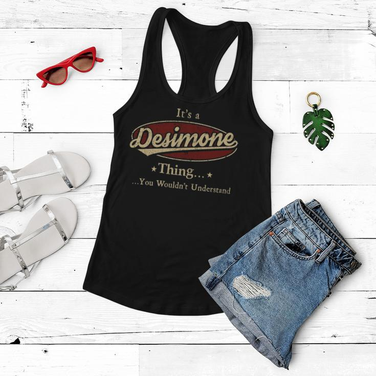 Its A Desimone Thing You Wouldnt Understand Shirt Personalized Name GiftsShirt Shirts With Name Printed Desimone Women Flowy Tank