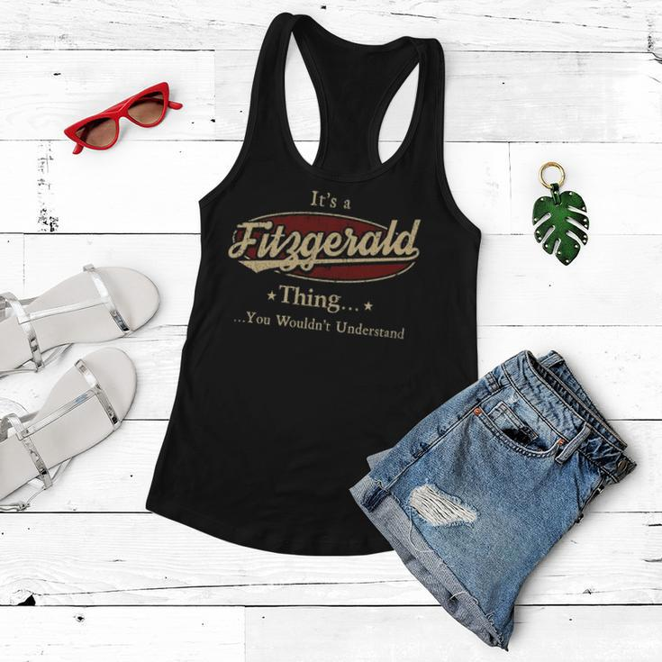Its A Fitzgerald Thing You Wouldnt Understand Shirt Personalized Name GiftsShirt Shirts With Name Printed Fitzgerald Women Flowy Tank