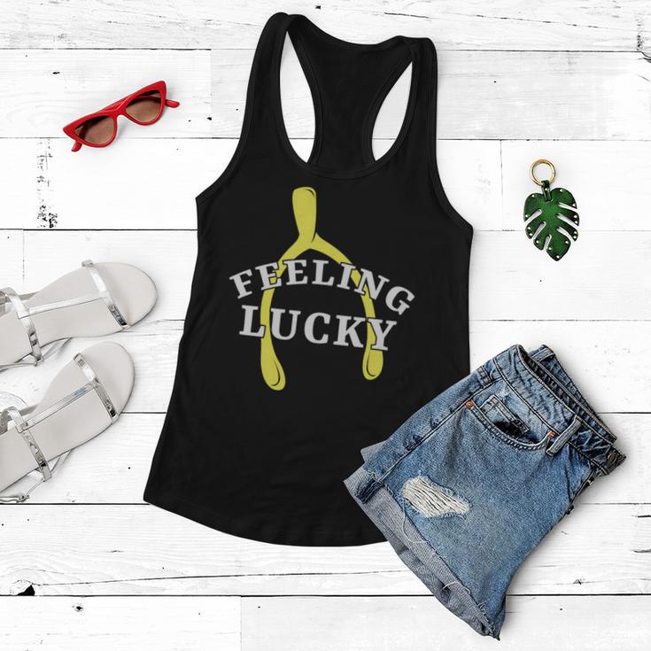 Lucky Turkey Wishbone Vintage 10 Shirt Women Flowy Tank