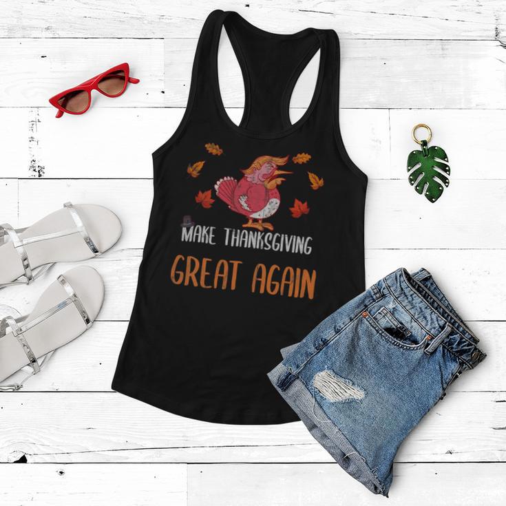 Make Thanksgiving Great Again Funny 5 Shirt Women Flowy Tank