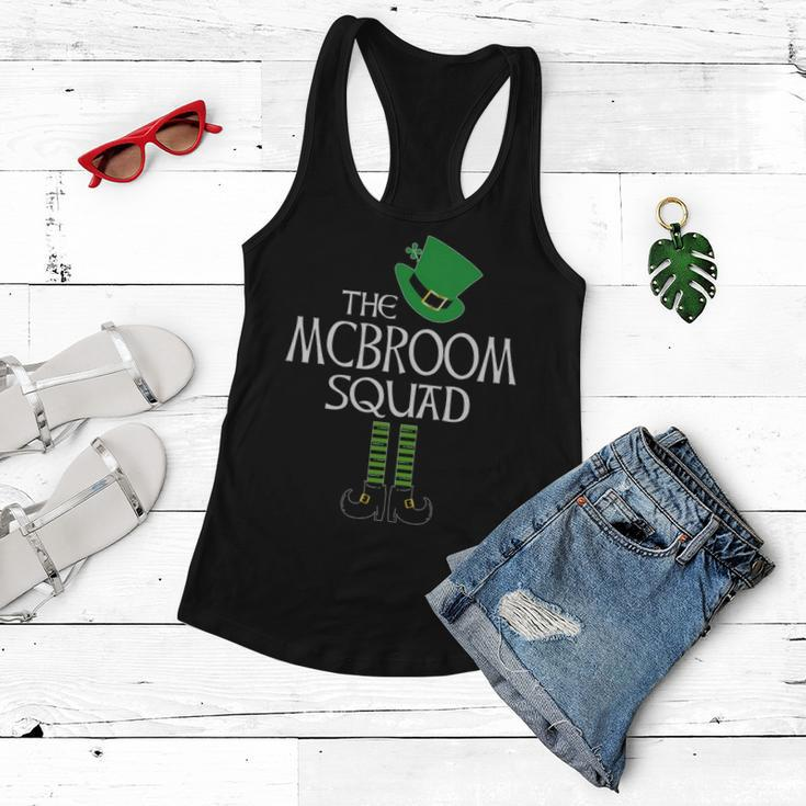 Mcbroom Name Gift The Mcbroom Squad Leprechaun Women Flowy Tank