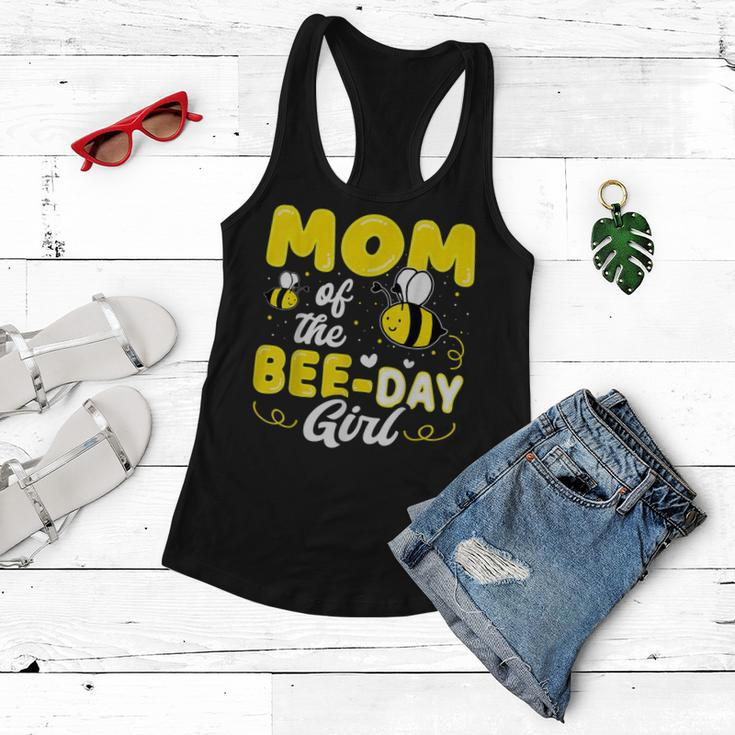 Mom Of The Bee Day Girl Hive Party Matching Birthday Sweet Women Flowy Tank