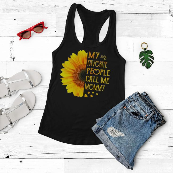Mommy Gift My Favorite People Call Me Mommy Women Flowy Tank