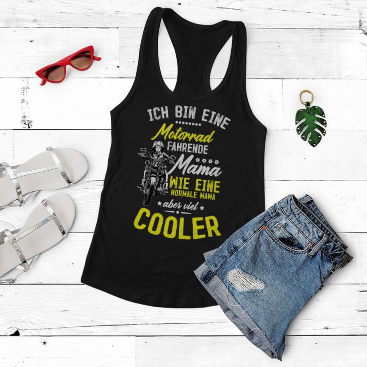 Motorcycle Motif Cool Motorbike Rider 492 Shirt Women Flowy Tank