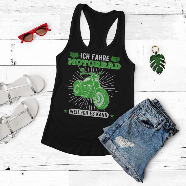 Motorcycle Rider Because I Can Be A 481 Shirt Women Flowy Tank