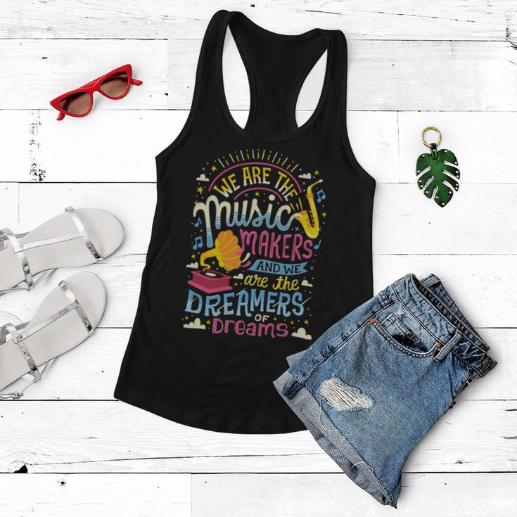 Music Makers And Dreamers 284 Trending Shirt Women Flowy Tank