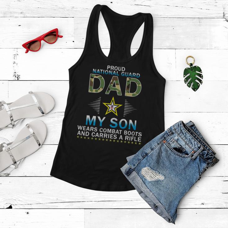 My Son Wears Combat Bootsproud 689 Shirt Women Flowy Tank