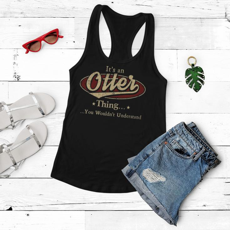 Otter Shirt Personalized Name GiftsShirt Name Print T Shirts Shirts With Name Otter Women Flowy Tank