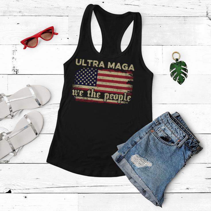 Proud Ultra Maga V9 Women Flowy Tank