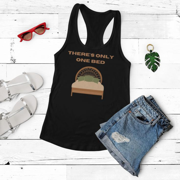 Theres Only One Bed Fanfiction Writer Trope Gift Women Flowy Tank