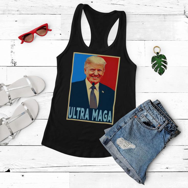 Ultra Maga President Donald Trump Gift Women Flowy Tank