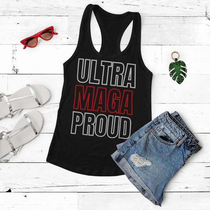 Ultra Maga Proud Patriotic Tshirt V2 Women Flowy Tank