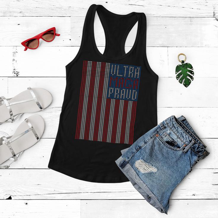 Ultra Maga Proud Patriotic Tshirt Women Flowy Tank