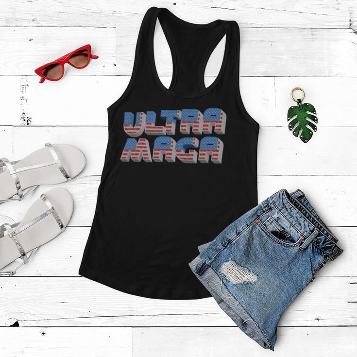 Ultra Maga Tshirt Proud Ultra Maga Make America Great Again America Tshirt United State Of America Women Flowy Tank