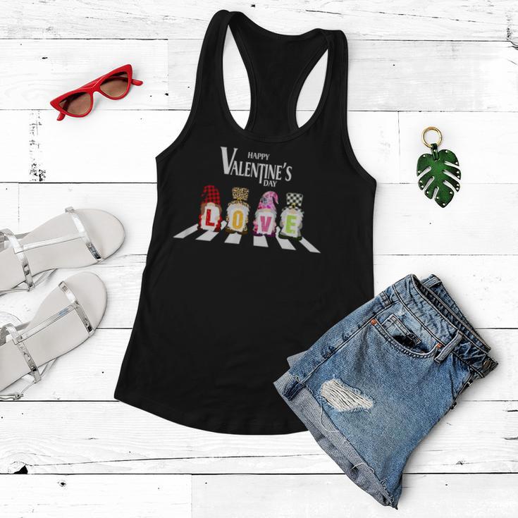 Valentinegnomecrosswalk Women Flowy Tank