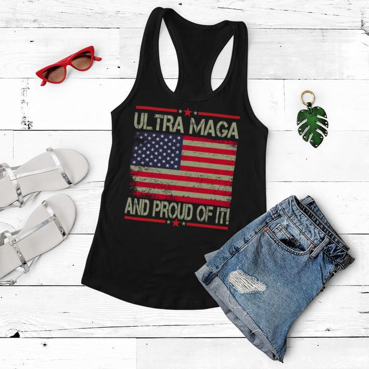 Vintage Ultra Maga And Proud Of It V2 Women Flowy Tank