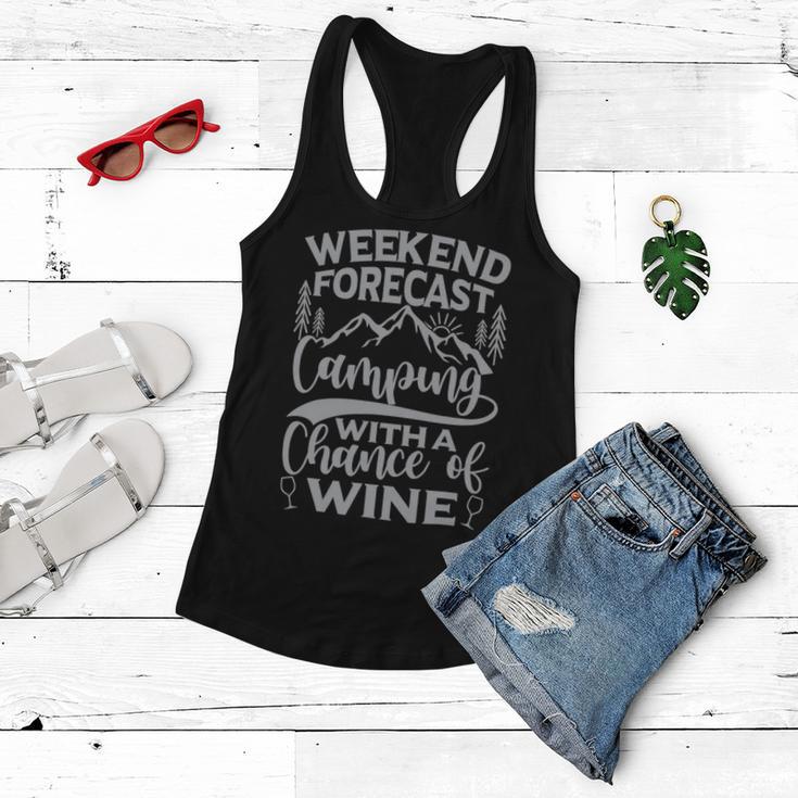 Weekend Forecast Mountain Camper 11 Shirt Women Flowy Tank