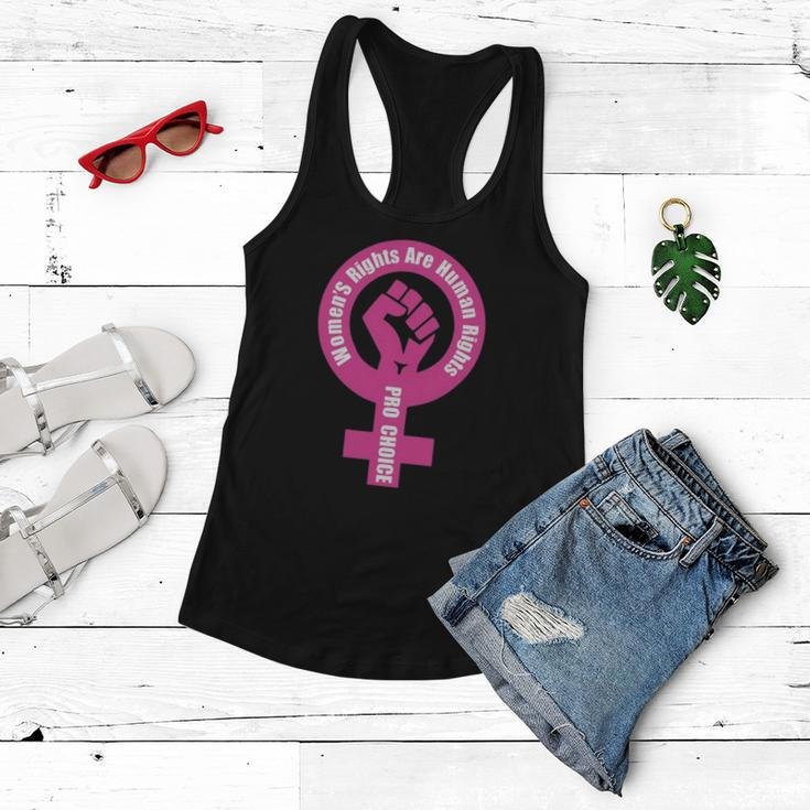 Womens Rights Are Human Rights Pro Choice Women Flowy Tank