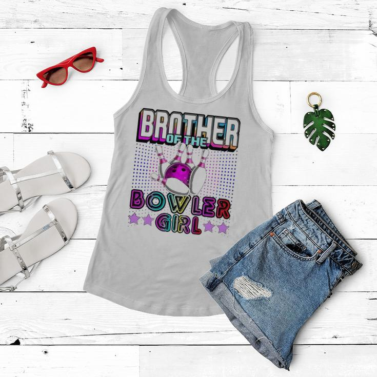 Brother Of The Bowler Girl Matching Family Bowling Birthday Women Flowy Tank