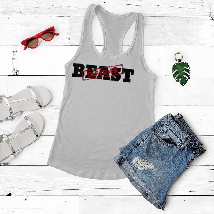 Certified Beast Athletic Workout Fitness 486 Trending Shirt Women Flowy Tank