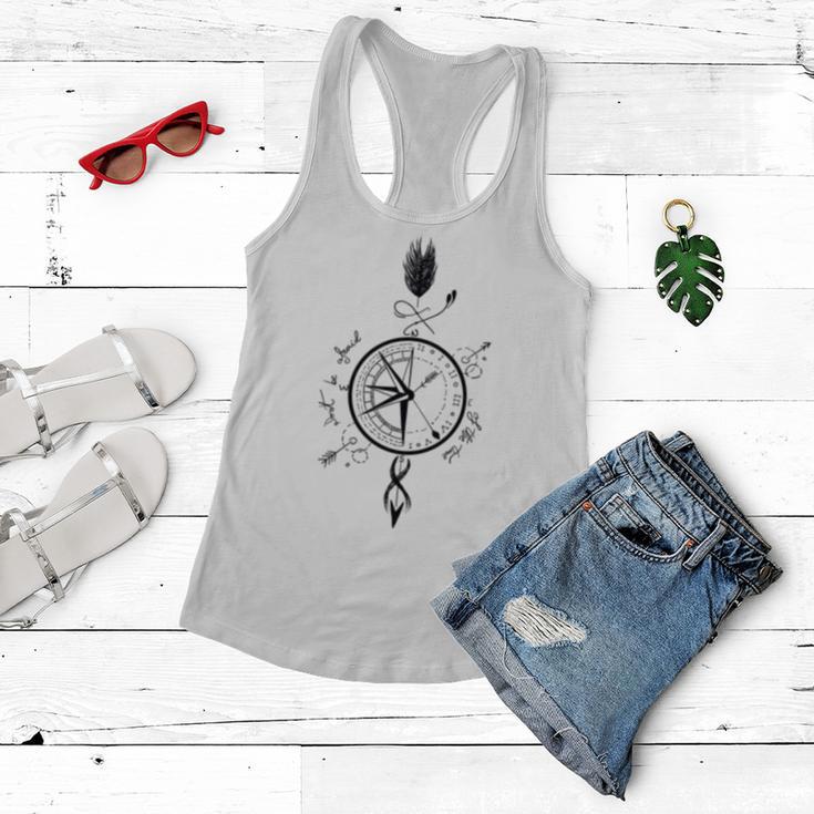 Compass Travel Lover Women Flowy Tank