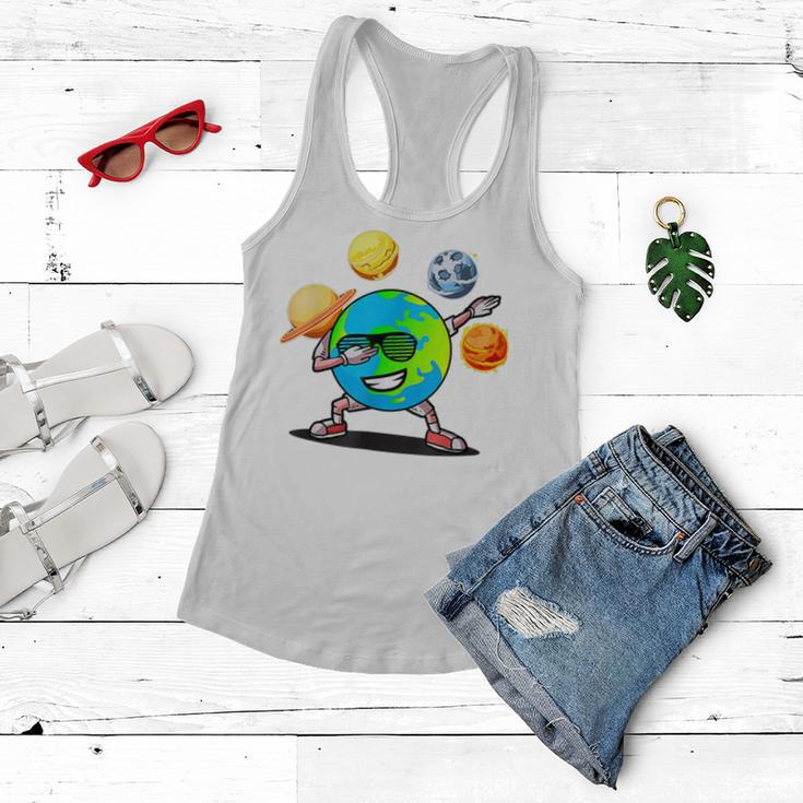 Dabbing Earth Day Women Flowy Tank