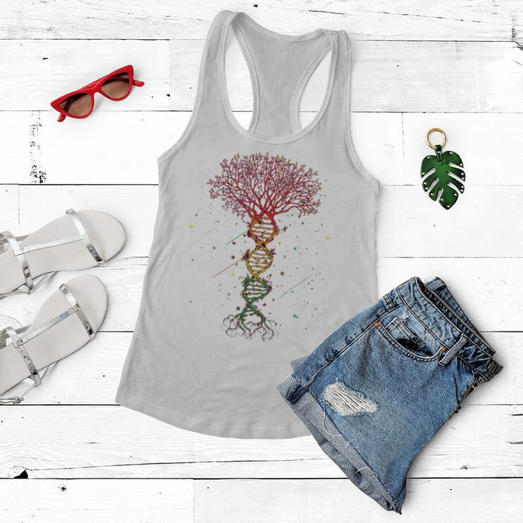 Dna Tree Life Funny Women Flowy Tank