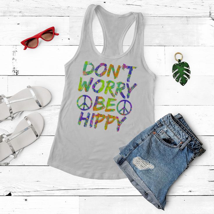 Donut Worry Be Happy Women Flowy Tank