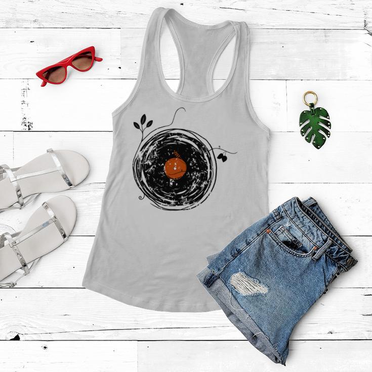 Enchanting Vinyl Records Vintage Women Flowy Tank