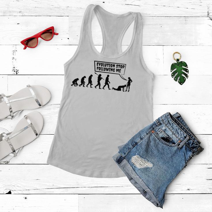 Evolution Stop Following Me Women Flowy Tank