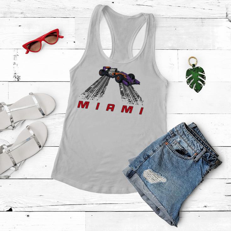 F 1 Miami Gp Aqua Women Flowy Tank