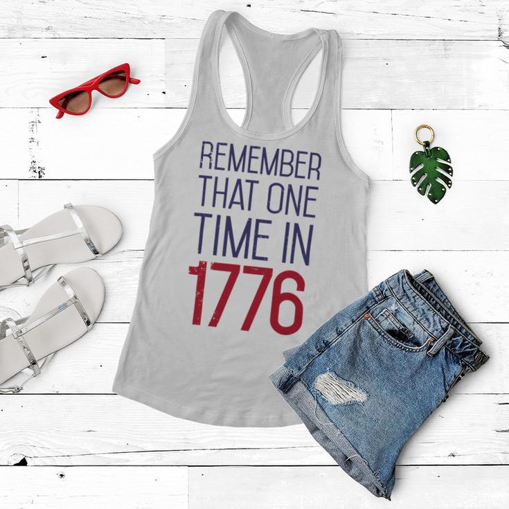 Fourth Of July Remember 1776 Funny 744 Shirt Women Flowy Tank