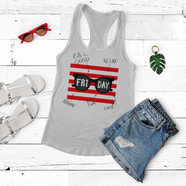 Friday With Slogans Women Flowy Tank