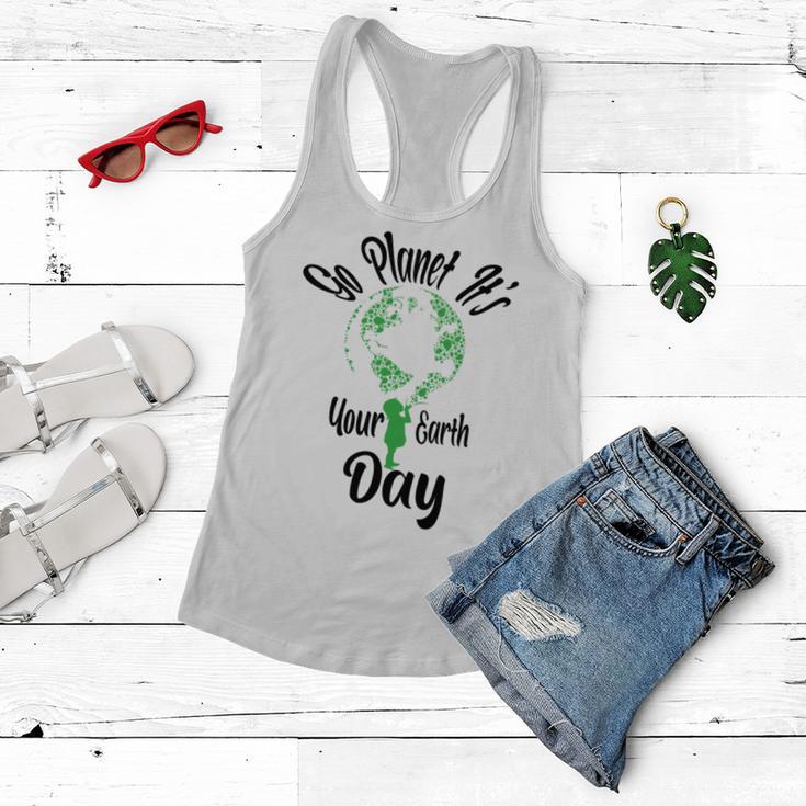 Go Planet Its Your Earth Day Women Flowy Tank