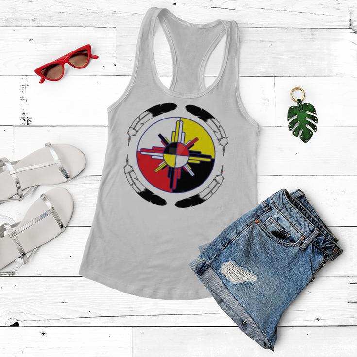 Huchnon Native American Tribe V4 Women Flowy Tank