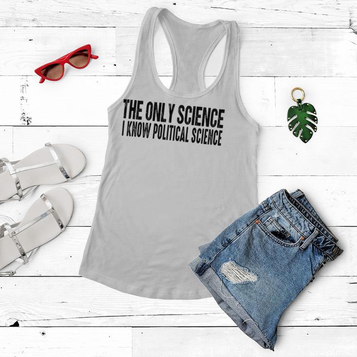 I Know Political Science Gifts Women Flowy Tank