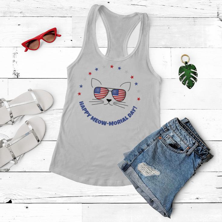 Memorial Day Cat Meowmorial Day V2 Women Flowy Tank