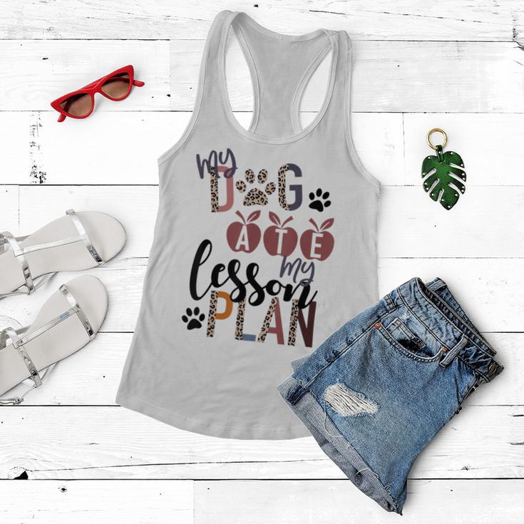 My Dog Ate My Lesson Plans Women Flowy Tank