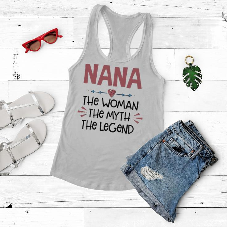 Nana Grandma Gift Nana The Woman The Myth The Legend Women Flowy Tank