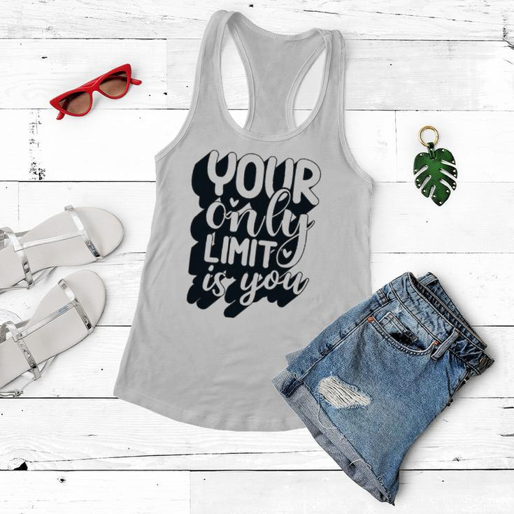 Positive Quote Your Only Limit Is You Kindness Saying Women Flowy Tank