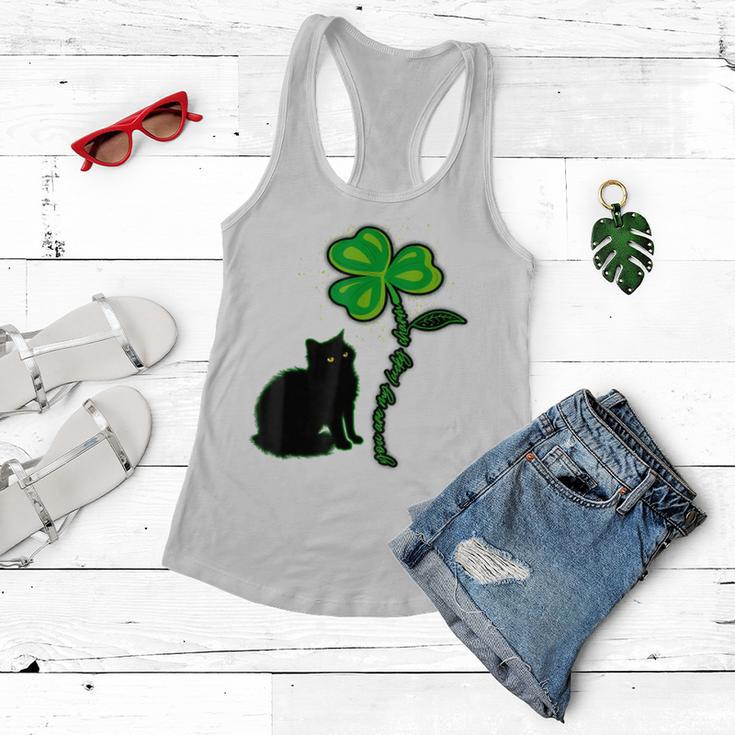 St Patricks Day Black Cat My Lucky Charm Women Flowy Tank