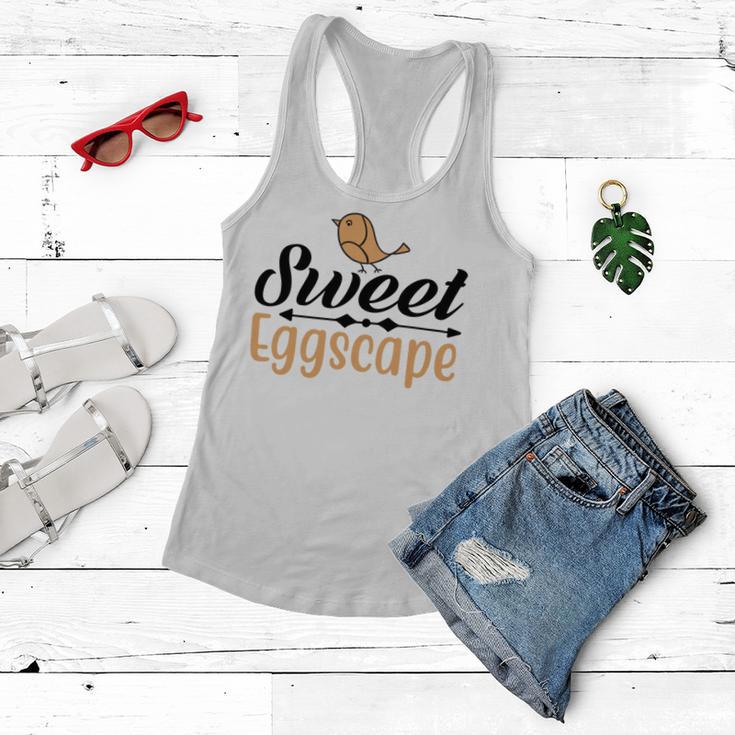 Sweet Eggscape Women Flowy Tank