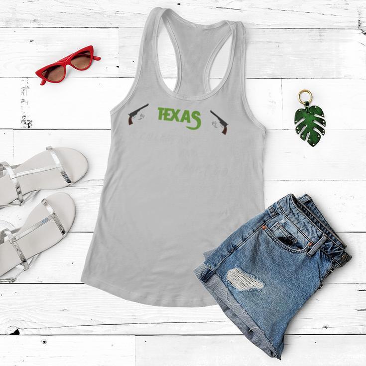 Texas Calling Me I Must Go Women Flowy Tank