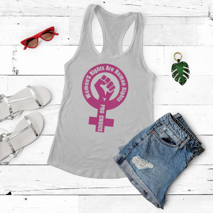 Womens Womens Rights Are Human Rights Pro Choice Women Flowy Tank