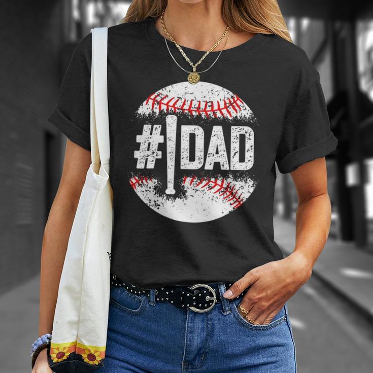 Baseball Number One Daddy Son Father's Day Shirt